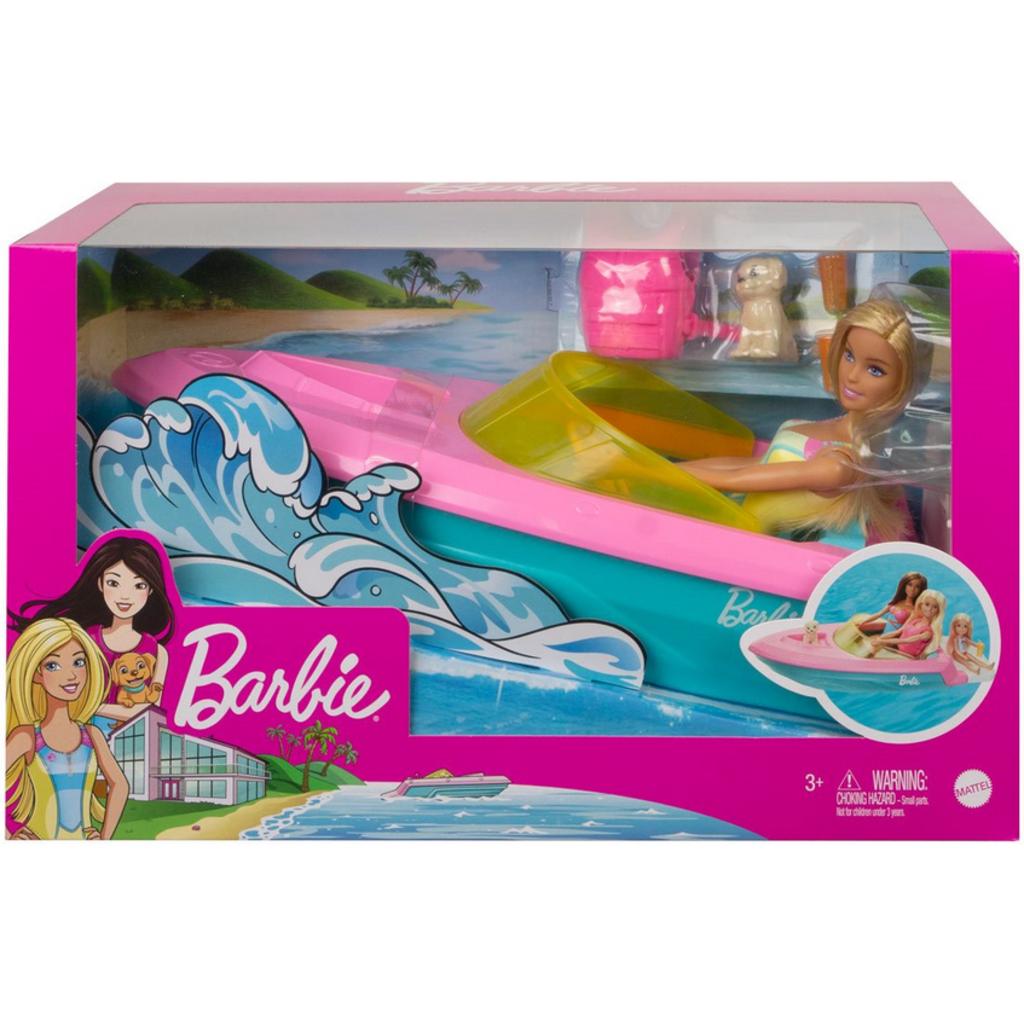 BARBIE BARBIE DOLL AND BOAT