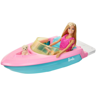 BARBIE BARBIE DOLL AND BOAT