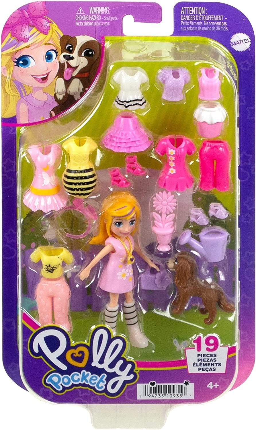 Fashion Polly Pocket Doll Figures Friends set