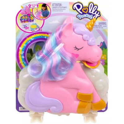 POLLY POCKET POLLY POCKET RAINBOW UNICORN SALON*