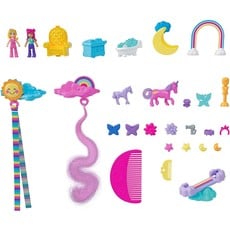 POLLY POCKET POLLY POCKET RAINBOW UNICORN SALON*