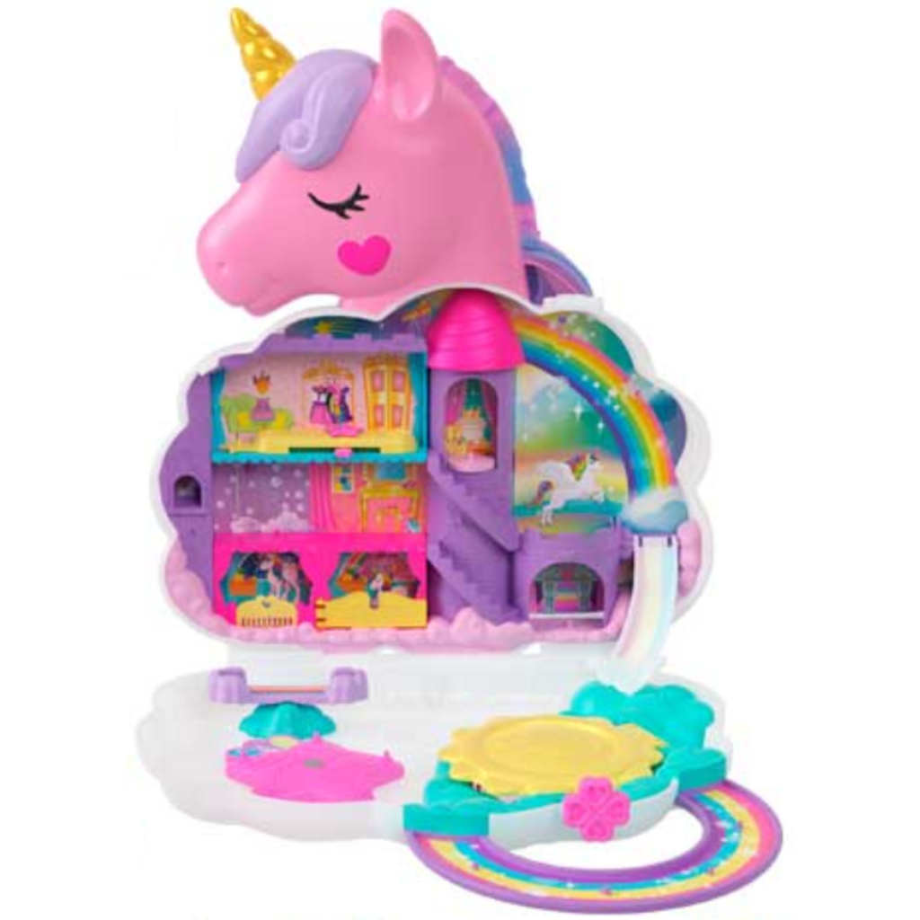 POLLY POCKET POLLY POCKET RAINBOW UNICORN SALON*