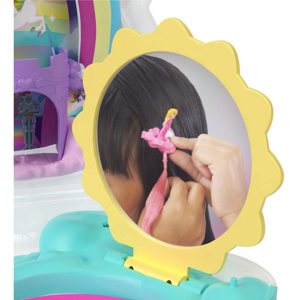 POLLY POCKET POLLY POCKET RAINBOW UNICORN SALON*