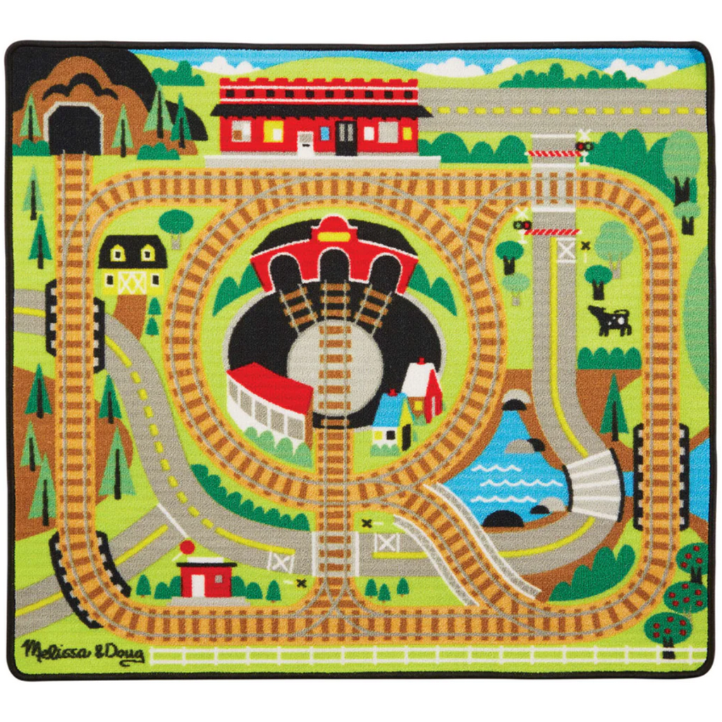 MELISSA AND DOUG TRAIN RUG