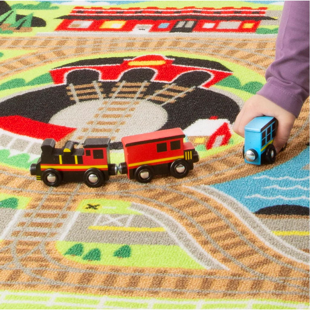 MELISSA AND DOUG TRAIN RUG