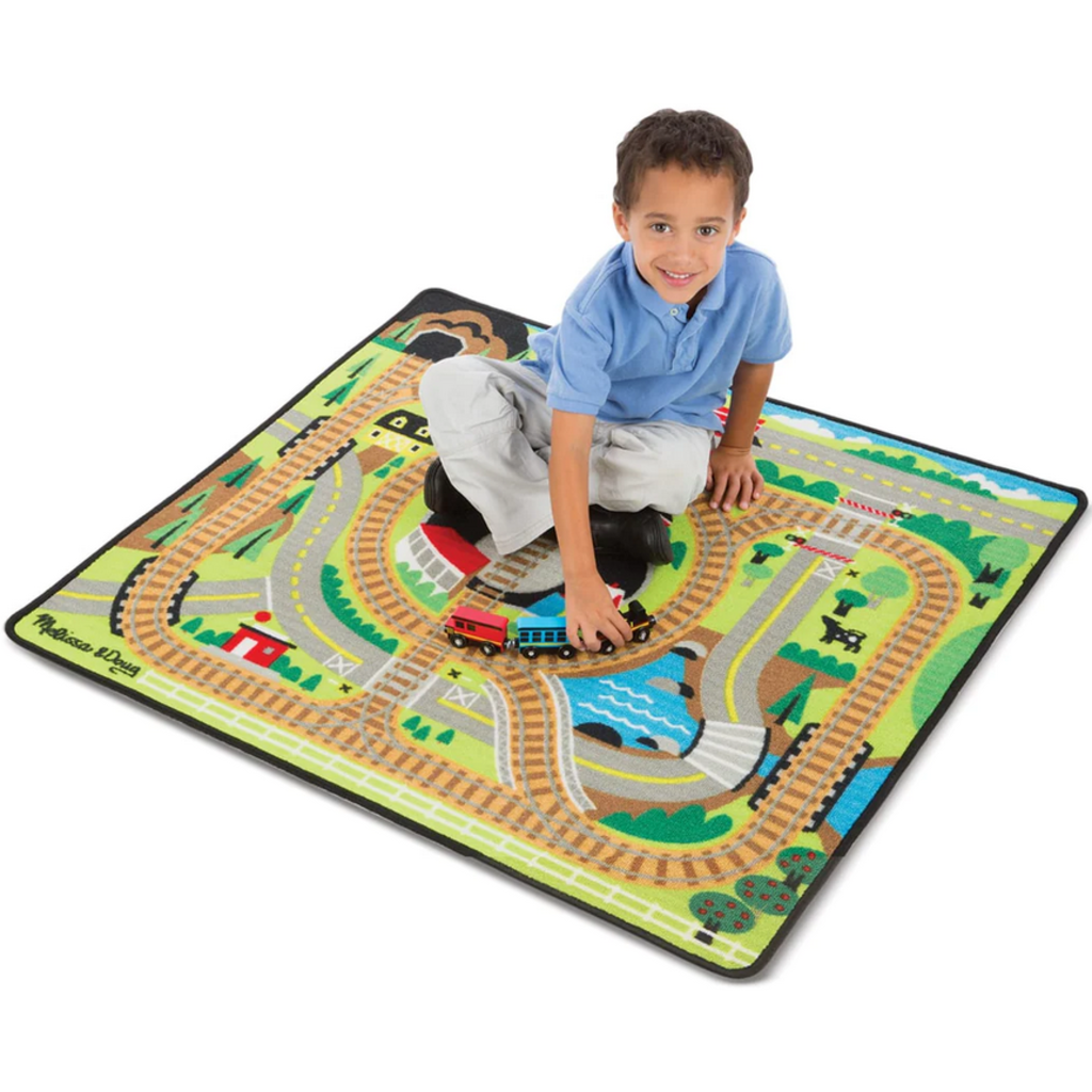 MELISSA AND DOUG TRAIN RUG