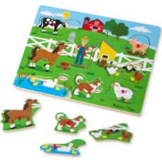 MELISSA AND DOUG SOUND PUZZLE OLD MACDONALDS FARM