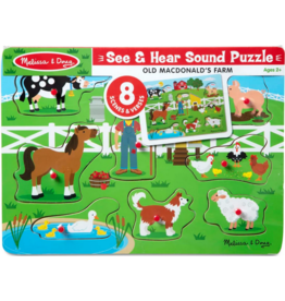 MELISSA AND DOUG SOUND PUZZLE OLD MACDONALDS FARM