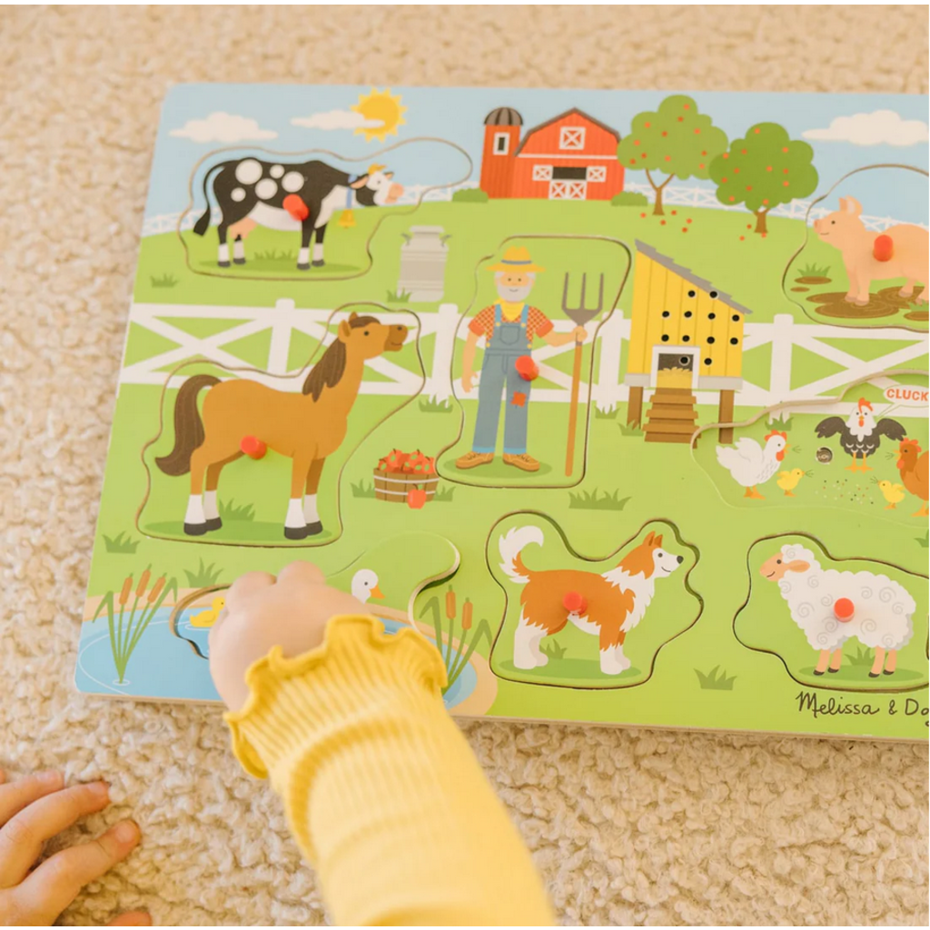 Melissa & Doug Old MacDonald's Farm Song Puzzle - 8 Pieces