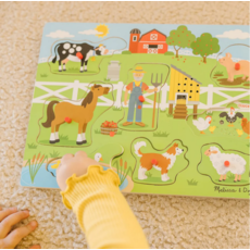 MELISSA AND DOUG SOUND PUZZLE OLD MACDONALDS FARM