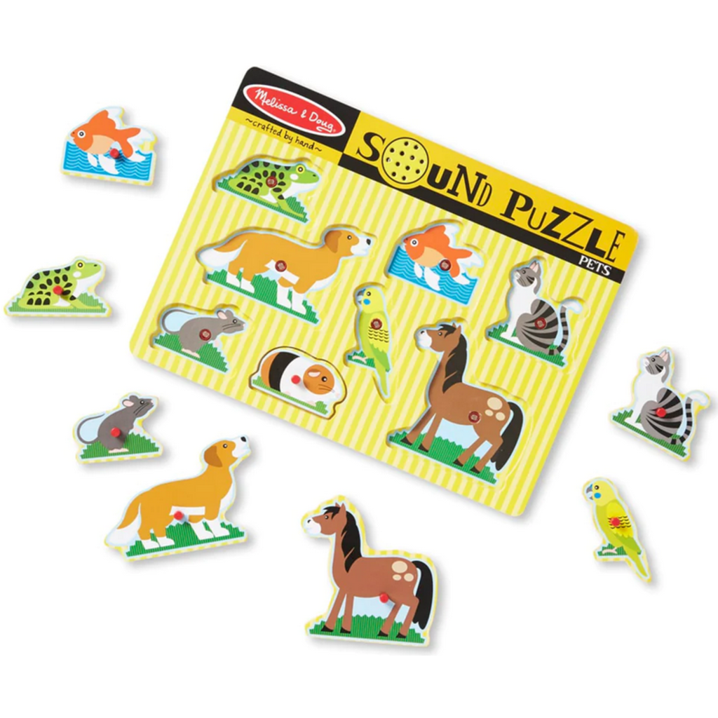 Melissa & Doug Puzzle, Sound, Pets