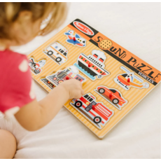 MELISSA AND DOUG SOUND PUZZLE VEHICLES