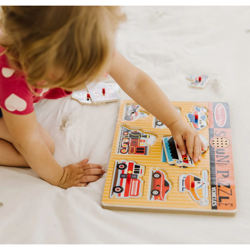 MELISSA AND DOUG SOUND PUZZLE VEHICLES