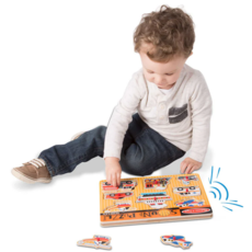 MELISSA AND DOUG SOUND PUZZLE VEHICLES