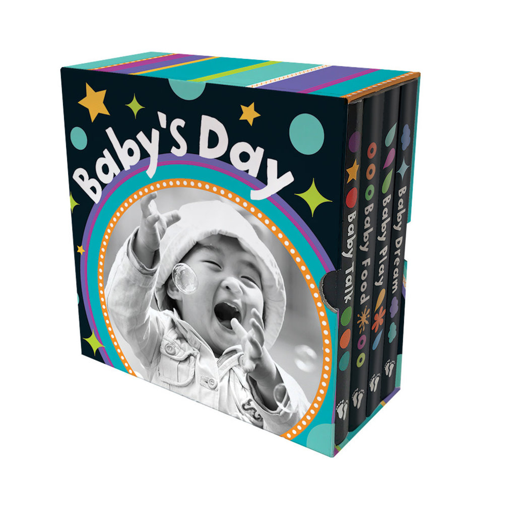 BAREFOOT BOOKS BABY'S DAY BOXED GIFT SET BLACK & WHITE