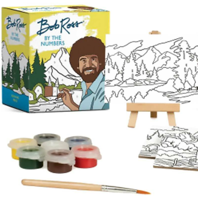 RUNNING PRESS BOB ROSS BY THE NUMBERS MINI KIT