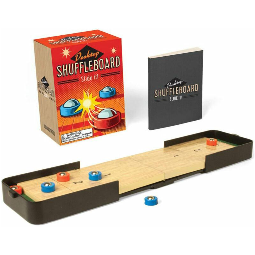 RUNNING PRESS DESKTOP SHUFFLEBOARD MINI KIT