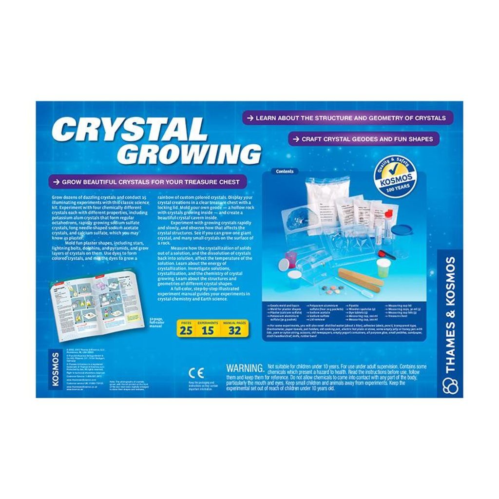 Make Your Propre Croissance Crystal's Kit Enfants Géode Science Expérience  Lot