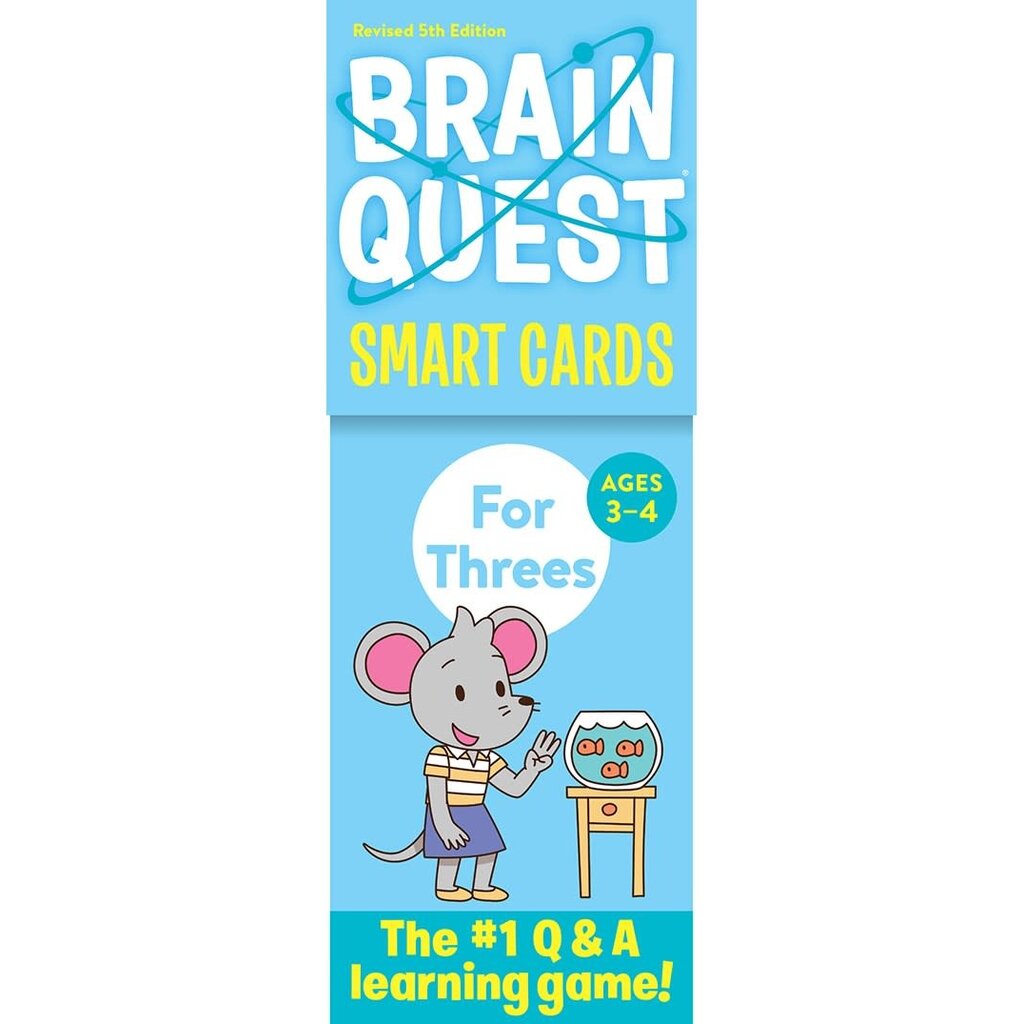 WORKMAN PUBLISHING BRAIN QUEST CARDS FOR THREES