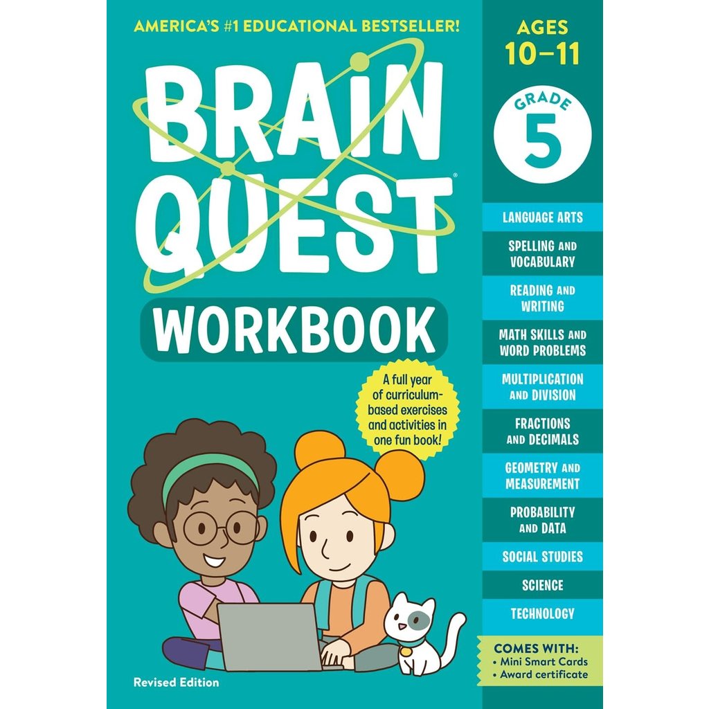 WORKMAN PUBLISHING BRAIN QUEST WORKBOOK GRADE 5