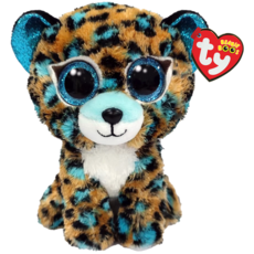 TY COBALT LEOPARD BEANIE BOO