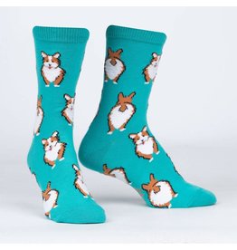 SOCK IT TO ME NOTHIN' BUTT CORGIS WOMEN CREW SOCKS