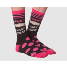 K BELL CAN'T ADULT WOMEN CREW SOCKS