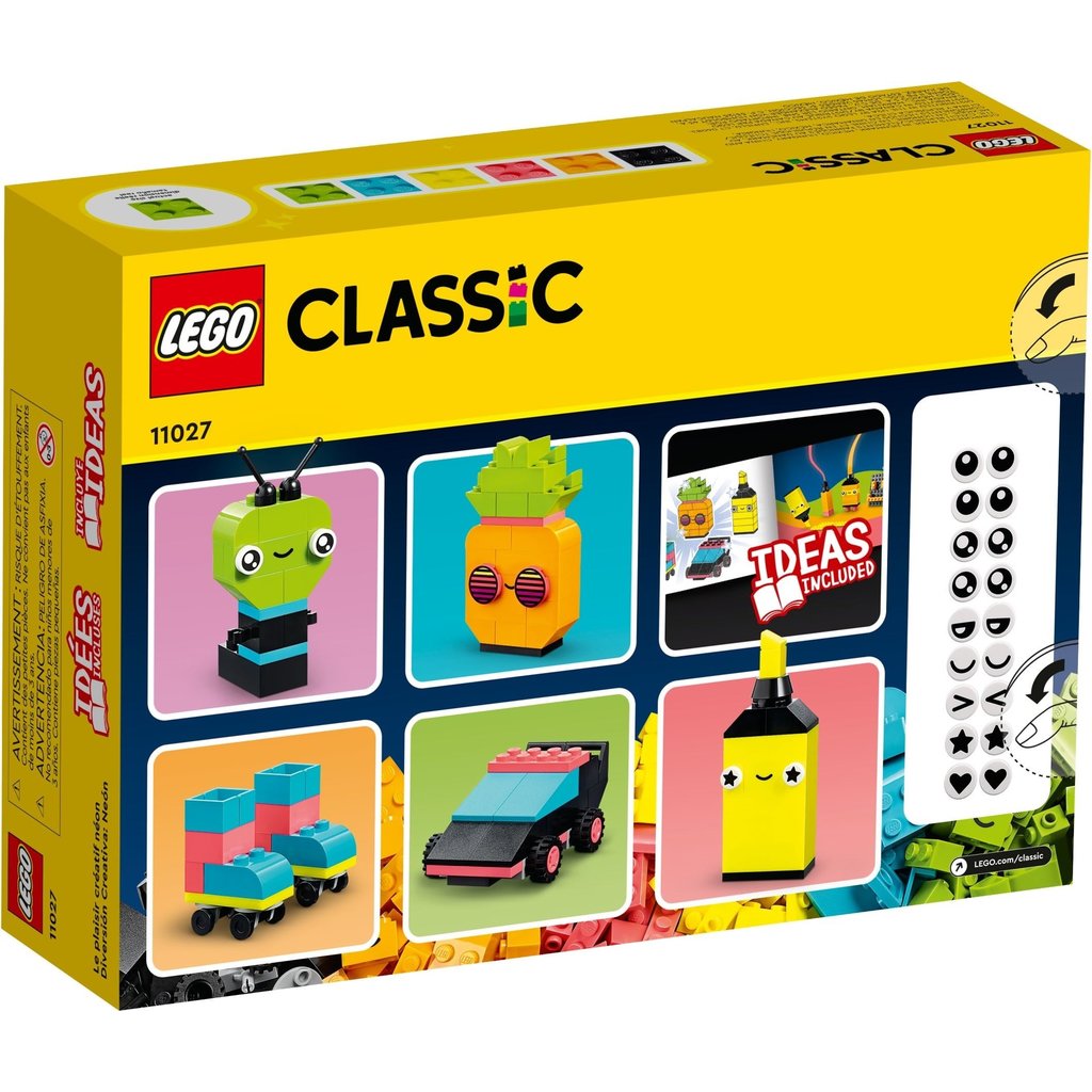 LEGO® Classic review + MOCs: 11027 Creative Neon Fun & 11028 Creative Pastel  Fun