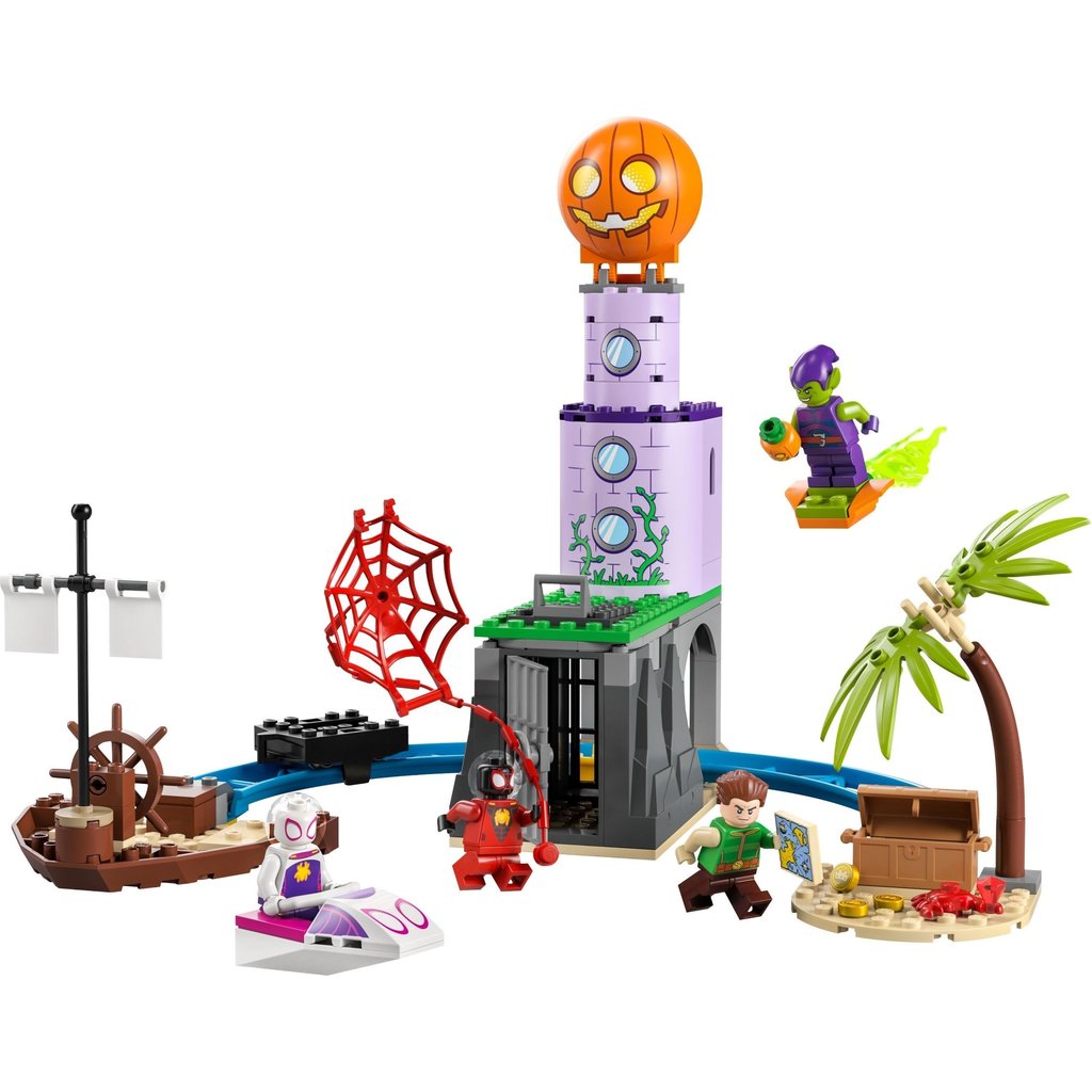 LEGO TEAM SPIDEY AT GREEN GOBLIN'S LIGHTHOUSE*