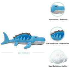 AVOCATT BLUE MOSASAURUS PLUSH*