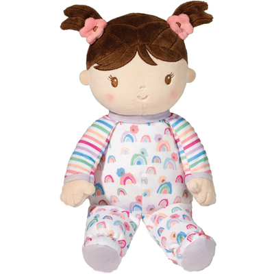 DOUGLAS COMPANY INC ISABELLE RAINBOW STRIPE SOFT DOLL