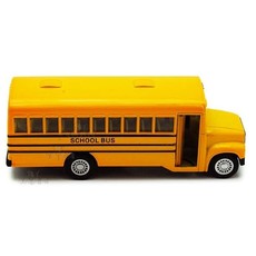 US TOY LONG PULL BACK SCHOOL BUS DIE CAST