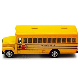 US TOY LONG PULL BACK SCHOOL BUS DIE CAST