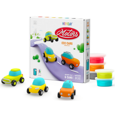 FAT BRAIN TOYS HEY CLAY ECO CARS