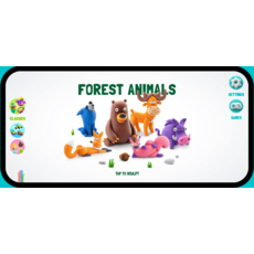 FAT BRAIN TOYS HEY CLAY FOREST ANIMALS