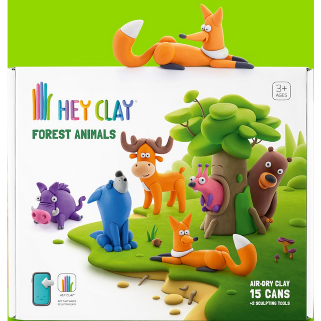HEY CLAY FOREST ANIMALS - THE TOY STORE