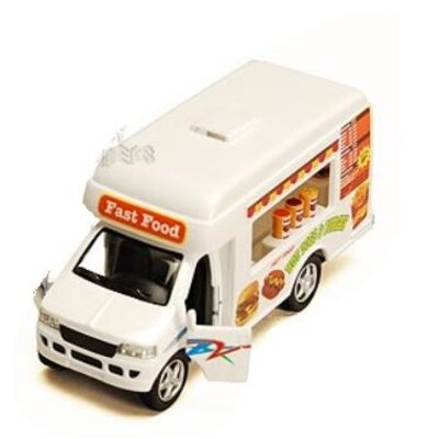 KINSMART FAST FOOD TRUCK DIE CAST