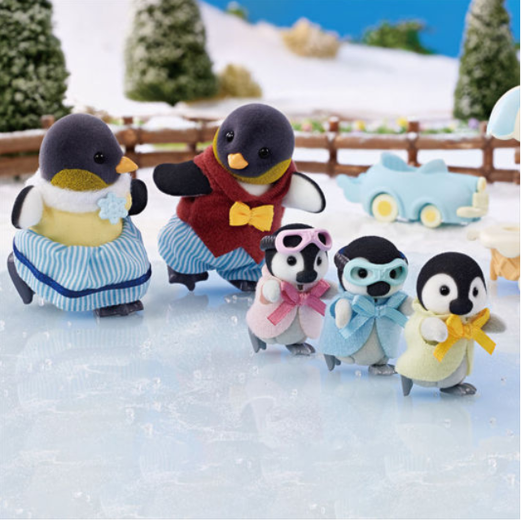 CALICO CRITTERS PENGUIN FAMILY CALICO CRITTERS