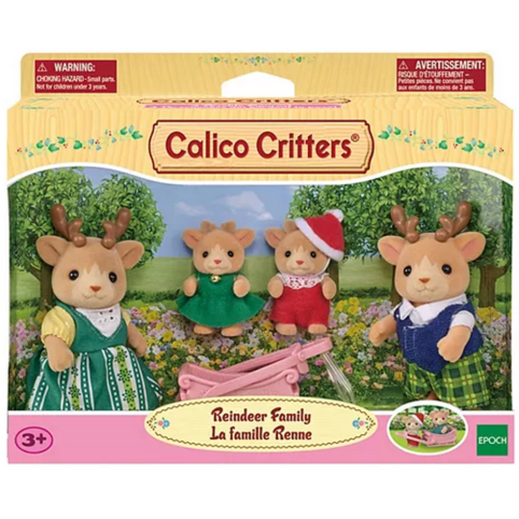 CALICO CRITTERS REINDEER FAMILY CALICO CRITTERS