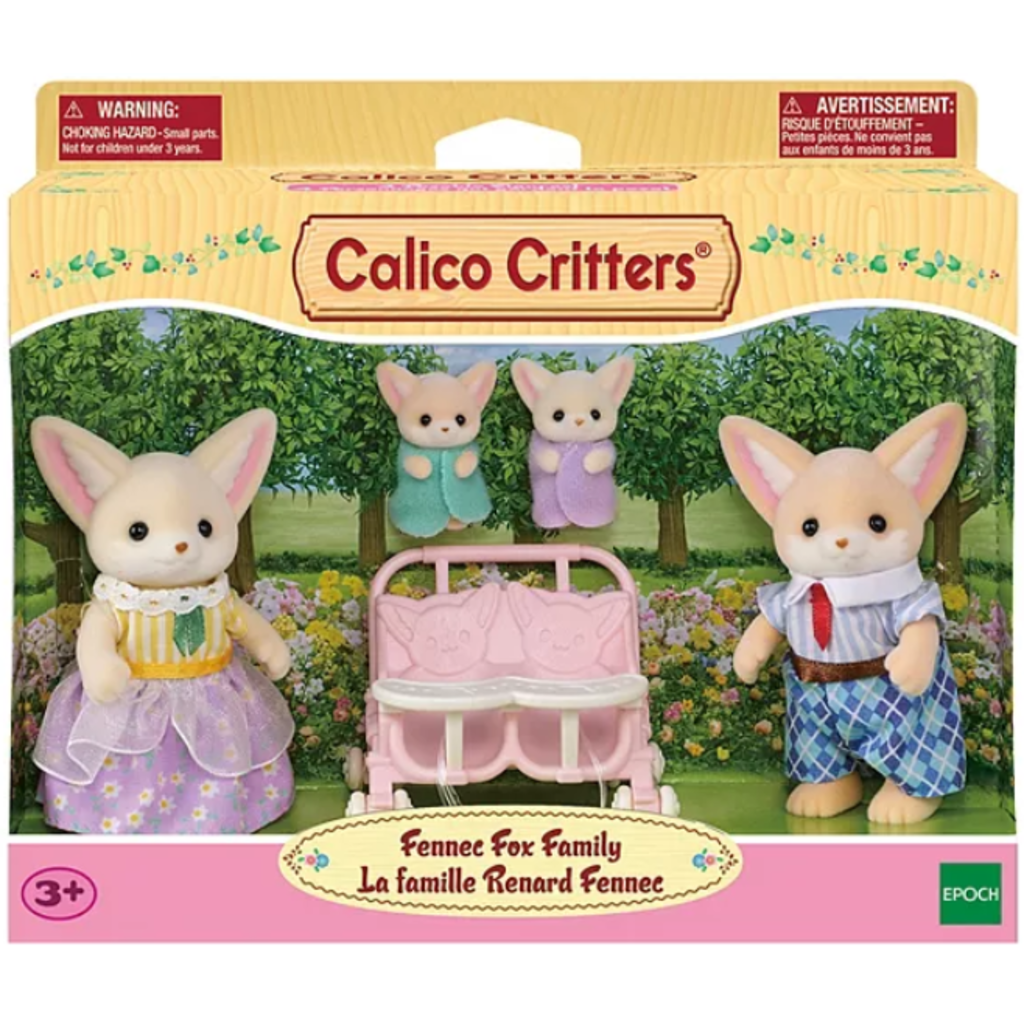 CALICO CRITTERS FENNEC FOX FAMILY CALICO CRITTERS