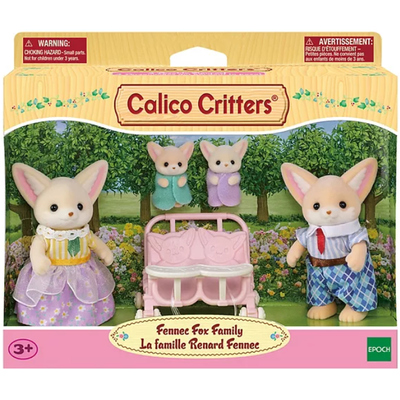 CALICO CRITTERS FENNEC FOX FAMILY CALICO CRITTERS