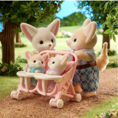 CALICO CRITTERS FENNEC FOX FAMILY