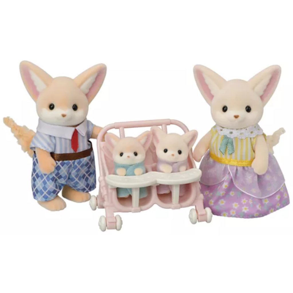 CALICO CRITTERS FENNEC FOX FAMILY CALICO CRITTERS