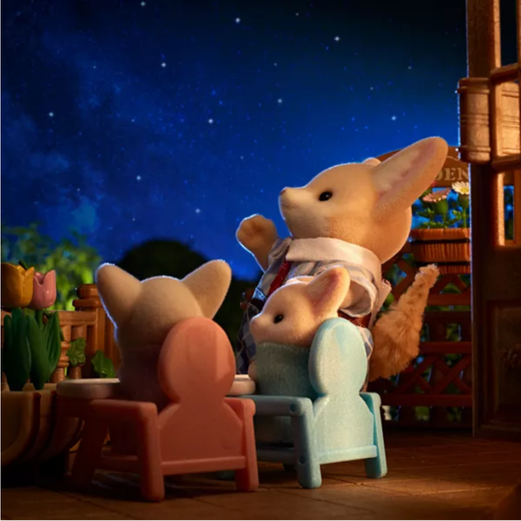 CALICO CRITTERS FENNEC FOX FAMILY CALICO CRITTERS