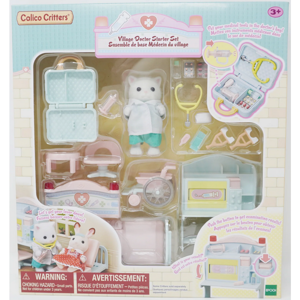 CALICO CRITTERS VILLAGE DOCTOR STARTER SET