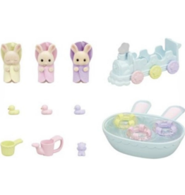 CALICO CRITTERS TRIPLETS BABY BATHTIME SET*