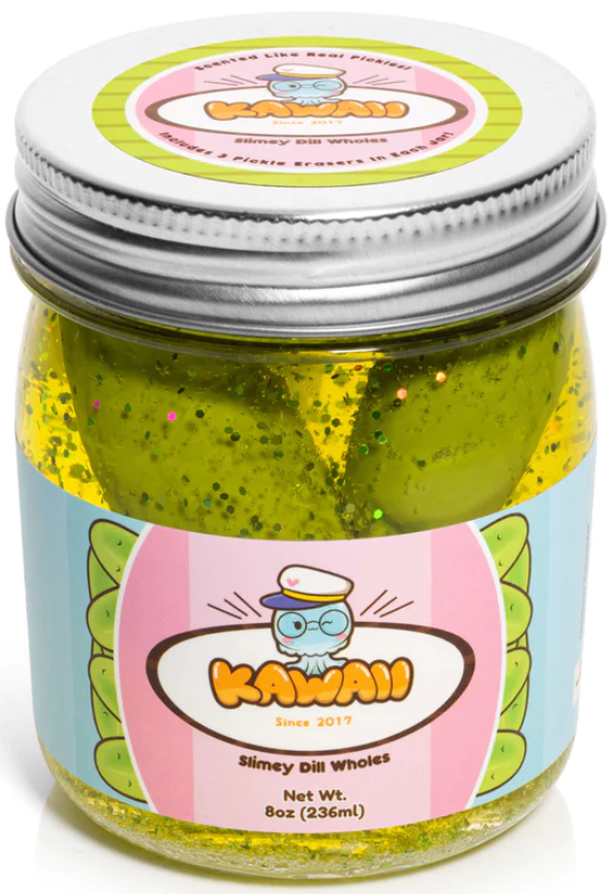 SHIMMERY PICKLE SLIME - THE TOY STORE