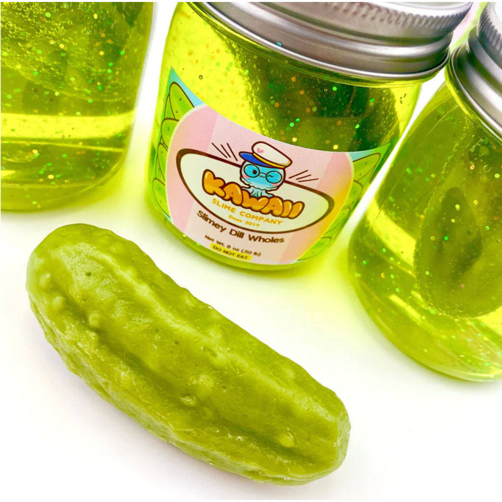 SHIMMERY PICKLE SLIME - THE TOY STORE