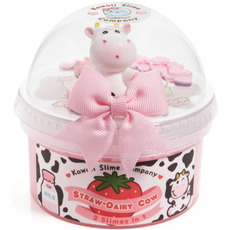 KAWAII SLIME COMPANY STRAW-DAIRY COW 2 SLIMES IN 1