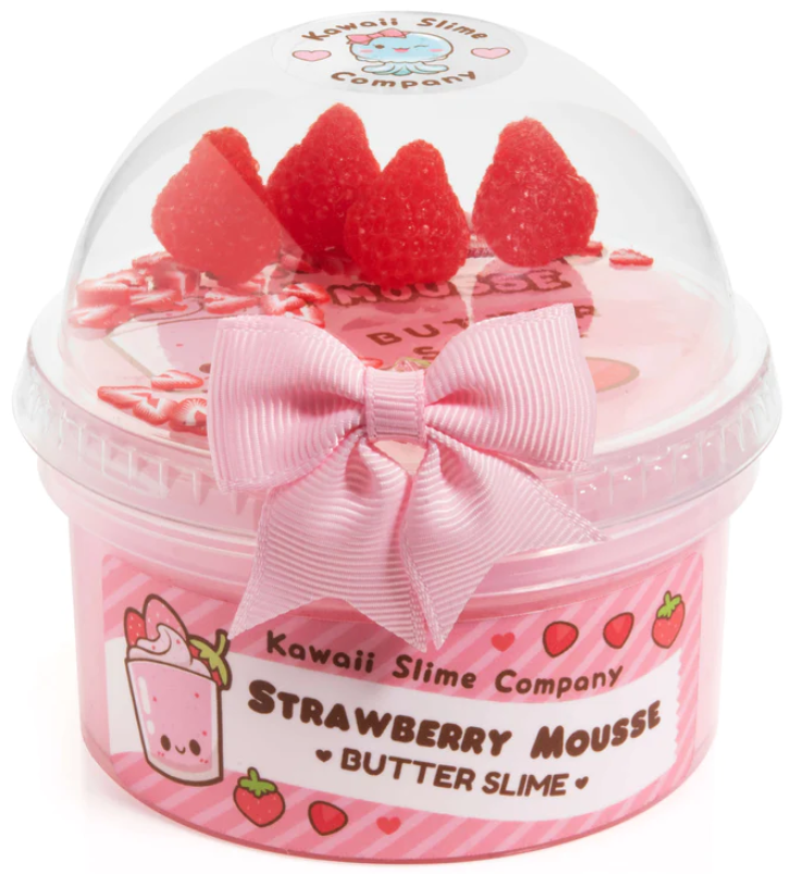 STRAWBERRY MOUSSE FLUFFY BUTTER SLIME
